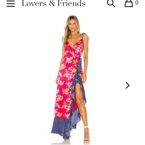 Revolve Lovers + Friends Burton Maxi Dress